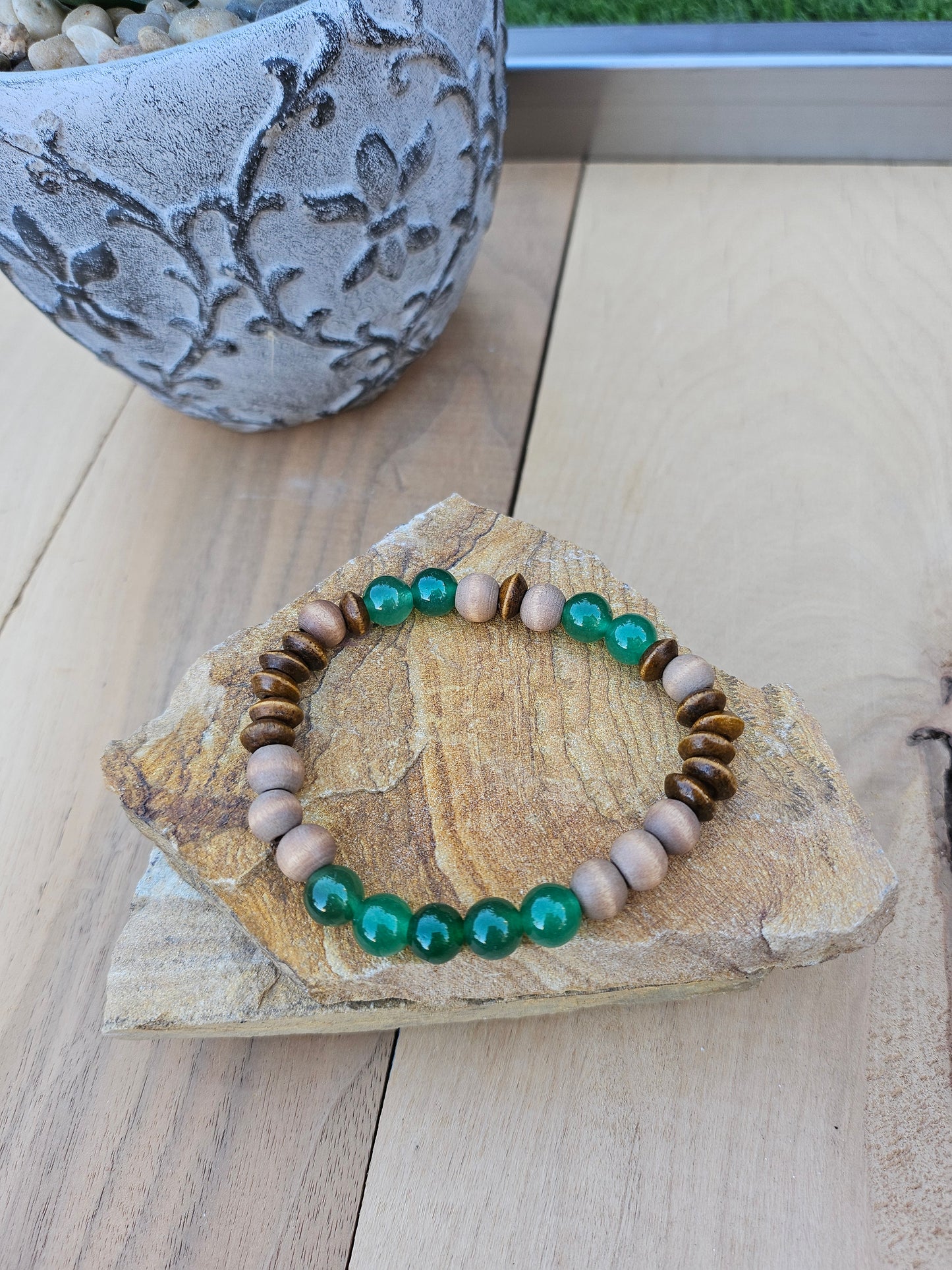 Gemstone Beaded Stretchy Bracelets