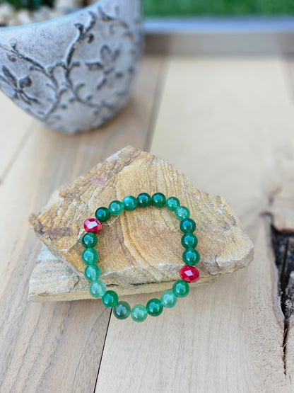 Gemstone Beaded Stretchy Bracelets