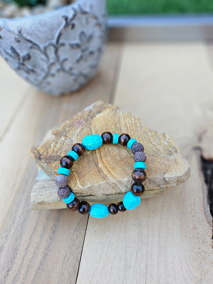 Gemstone Beaded Stretchy Bracelets