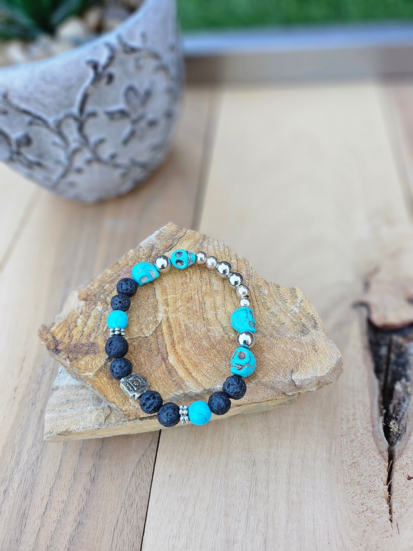 Gemstone Beaded Stretchy Bracelets