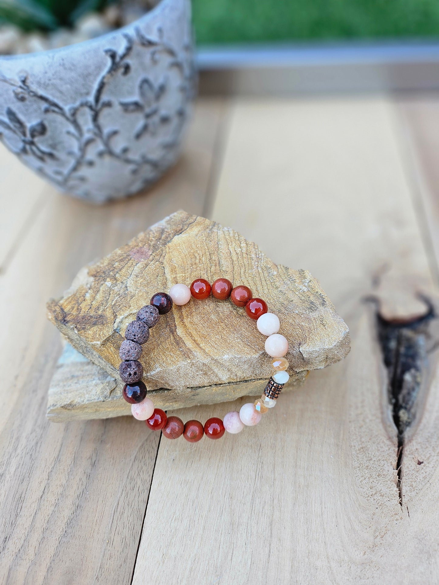 Gemstone Beaded Stretchy Bracelets