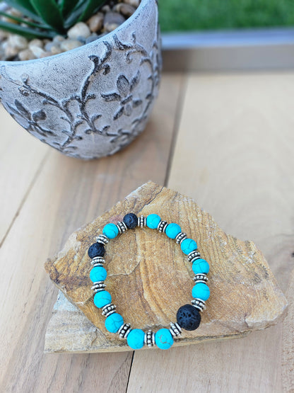 Gemstone Beaded Stretchy Bracelets