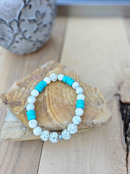 Gemstone Beaded Stretchy Bracelets