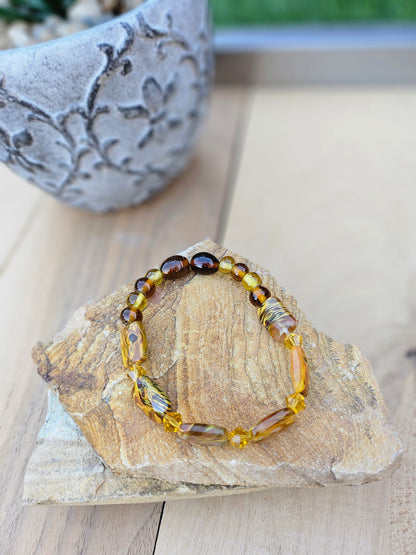 Gemstone Beaded Stretchy Bracelets