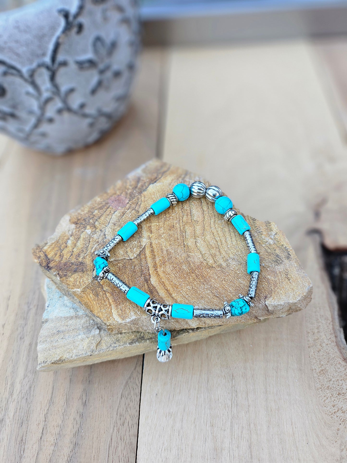 Gemstone Beaded Stretchy Bracelets