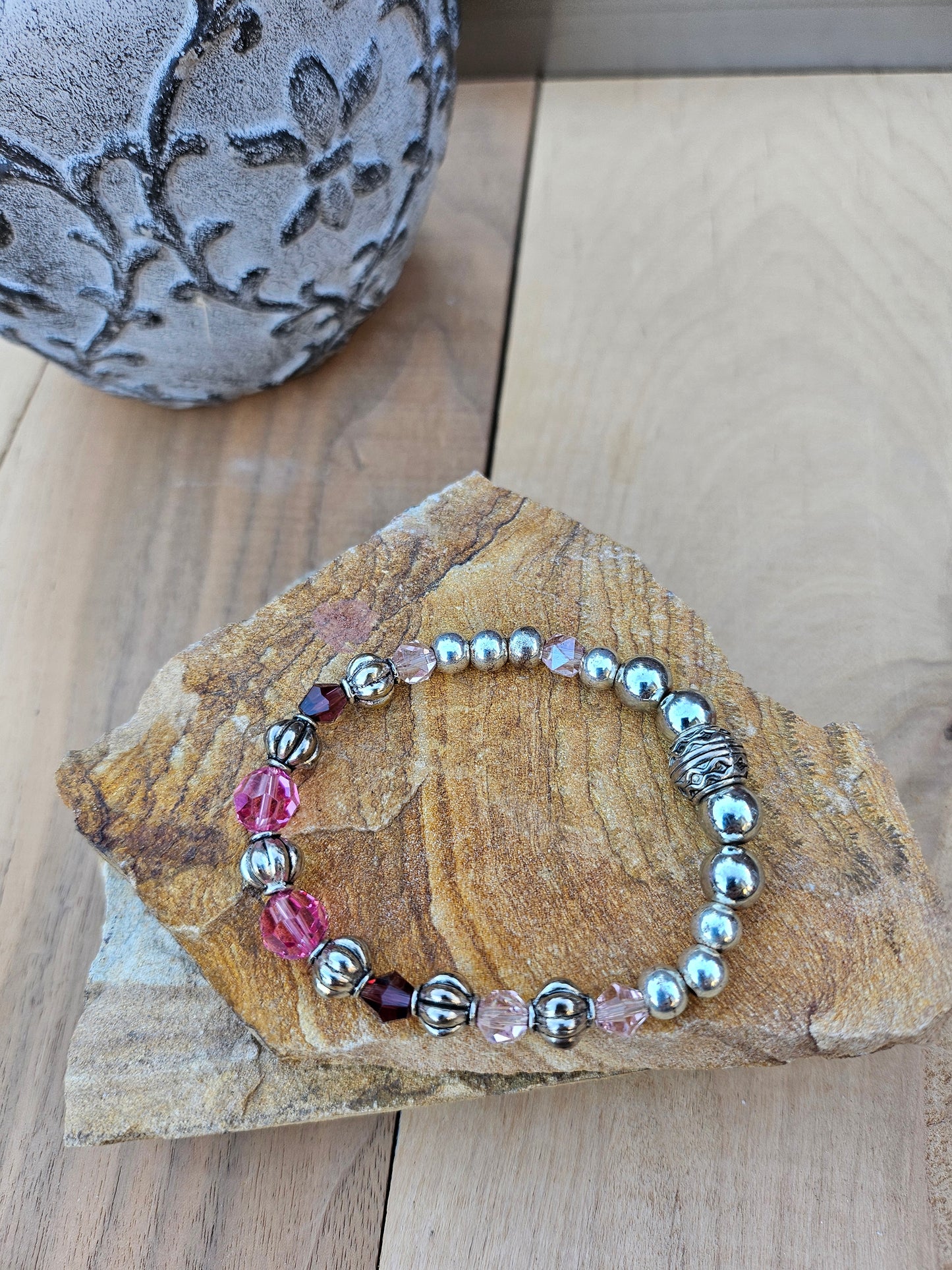 Gemstone Beaded Stretchy Bracelets