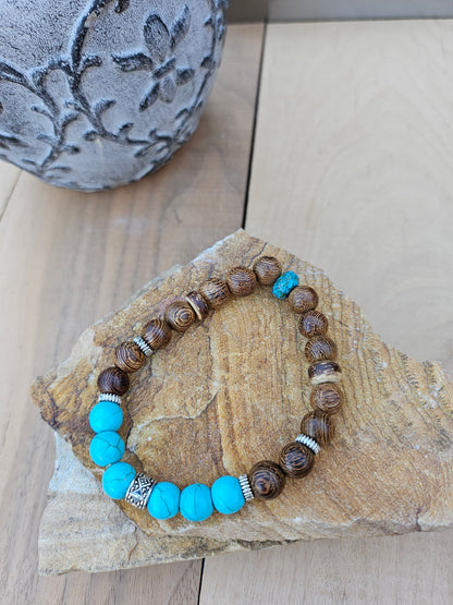 Gemstone Beaded Stretchy Bracelets