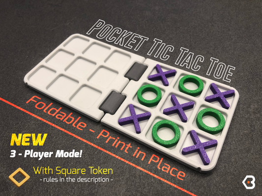 3D Printed Tic-Tac-Toe Game