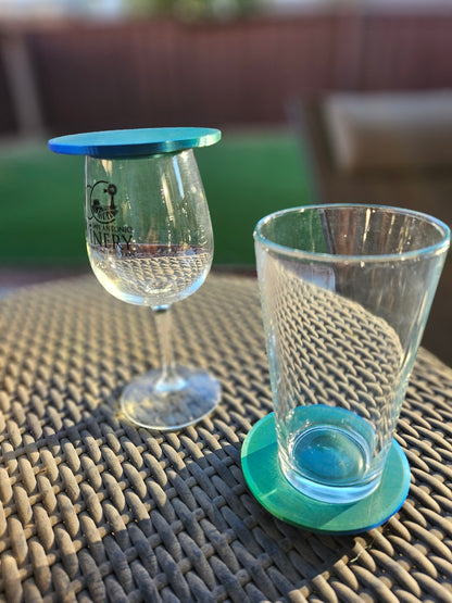 3D Printed Cup or Glass Topper/Coaster